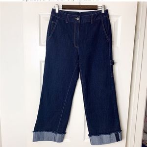 Cinq a sept boyfriend utility cuff crop jean 6